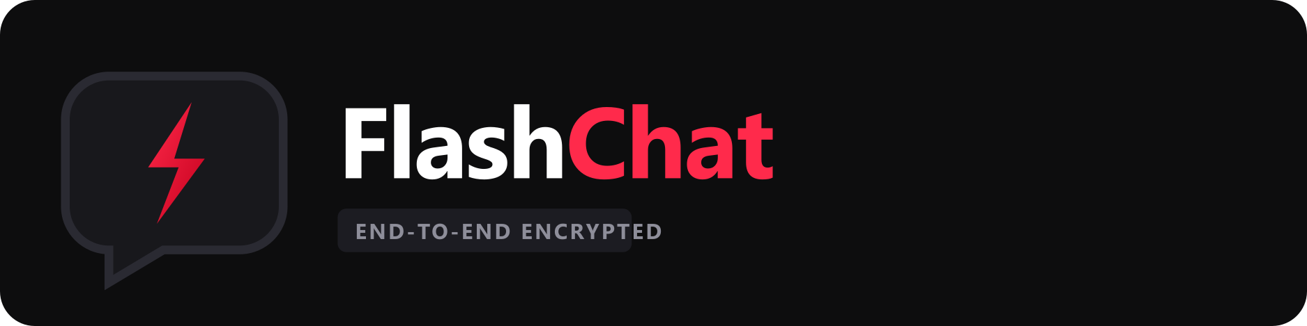 FlashChat Banner Logo